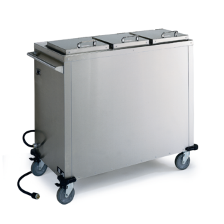 Heated Wax Base Dispenser - Mobile - 3 Dispensers